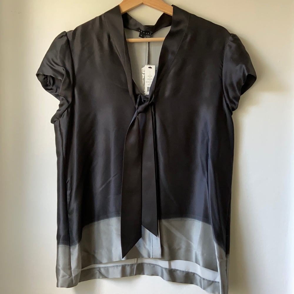 Theory silk blouse